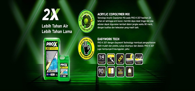 Selain Bangunan Lebih Tahan Lama, Inilah Keunggulan Menggunakan Pelapis Anti Bocor PRO-X  207