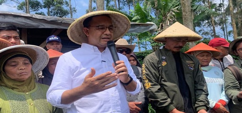 Anies Menyoroti Perubahan Pendekatan dari Food Estate ke Contract Farming Dengan Tujuan Mendorong Desentralisasi